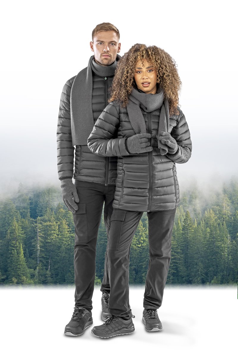 Result Genuine Recycled Recycelte Steppjacke mit Kontrasteinsatz