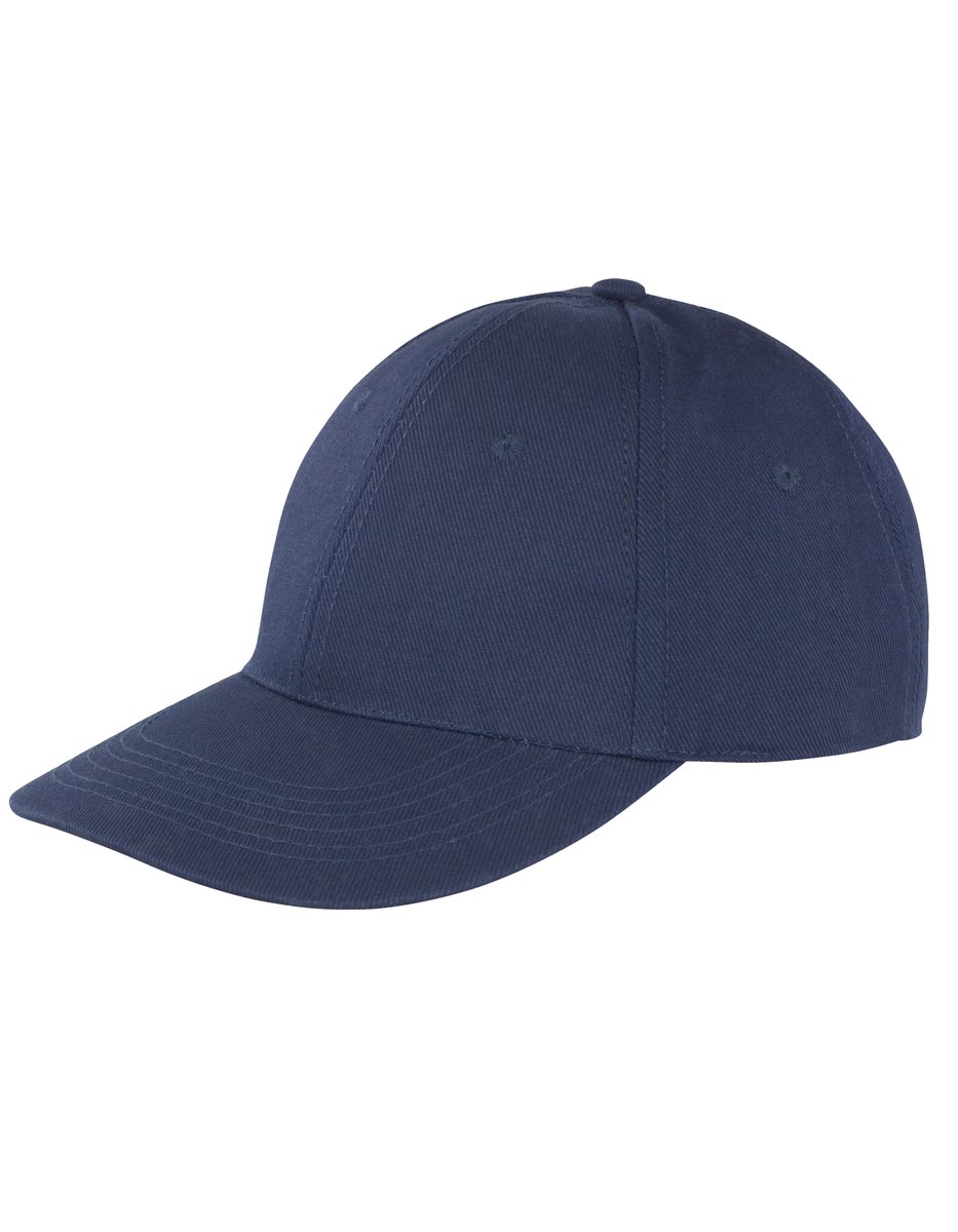 Result Genuine Recycled Recyceltes Low Profile Cap mit Klettverschluss, White One Size, RT981 – Navy