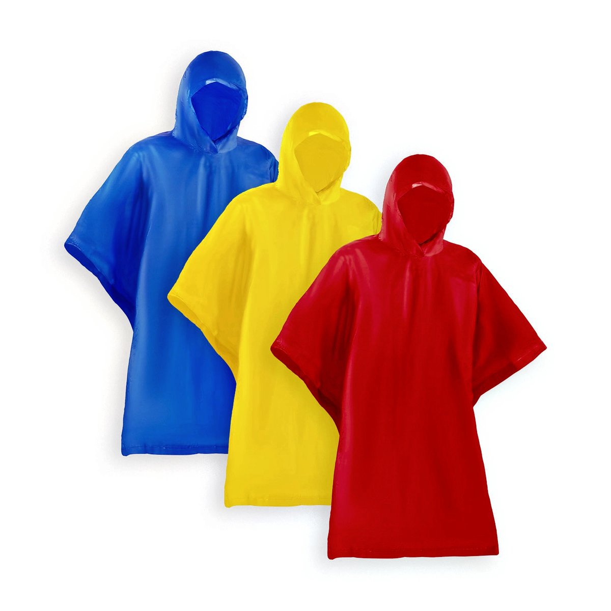 Stamina Faltbarer Regenponcho mit Kapuze