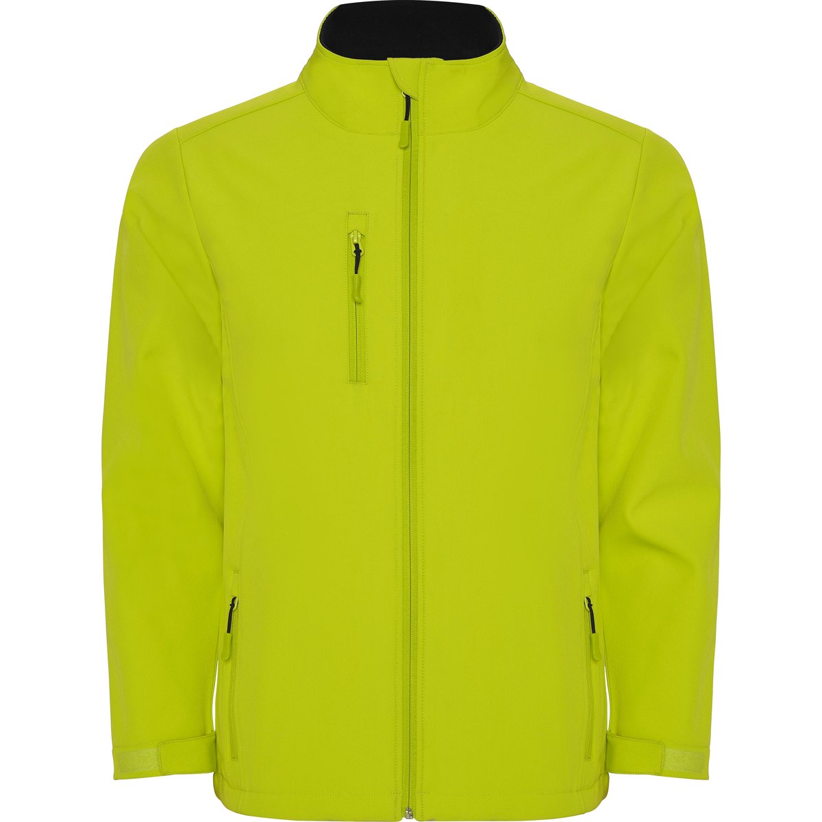 Roly Men´s Nebraska Softshell Jacket Lime Punch 235 XXL (RY6436), RY6436 – Bild 3