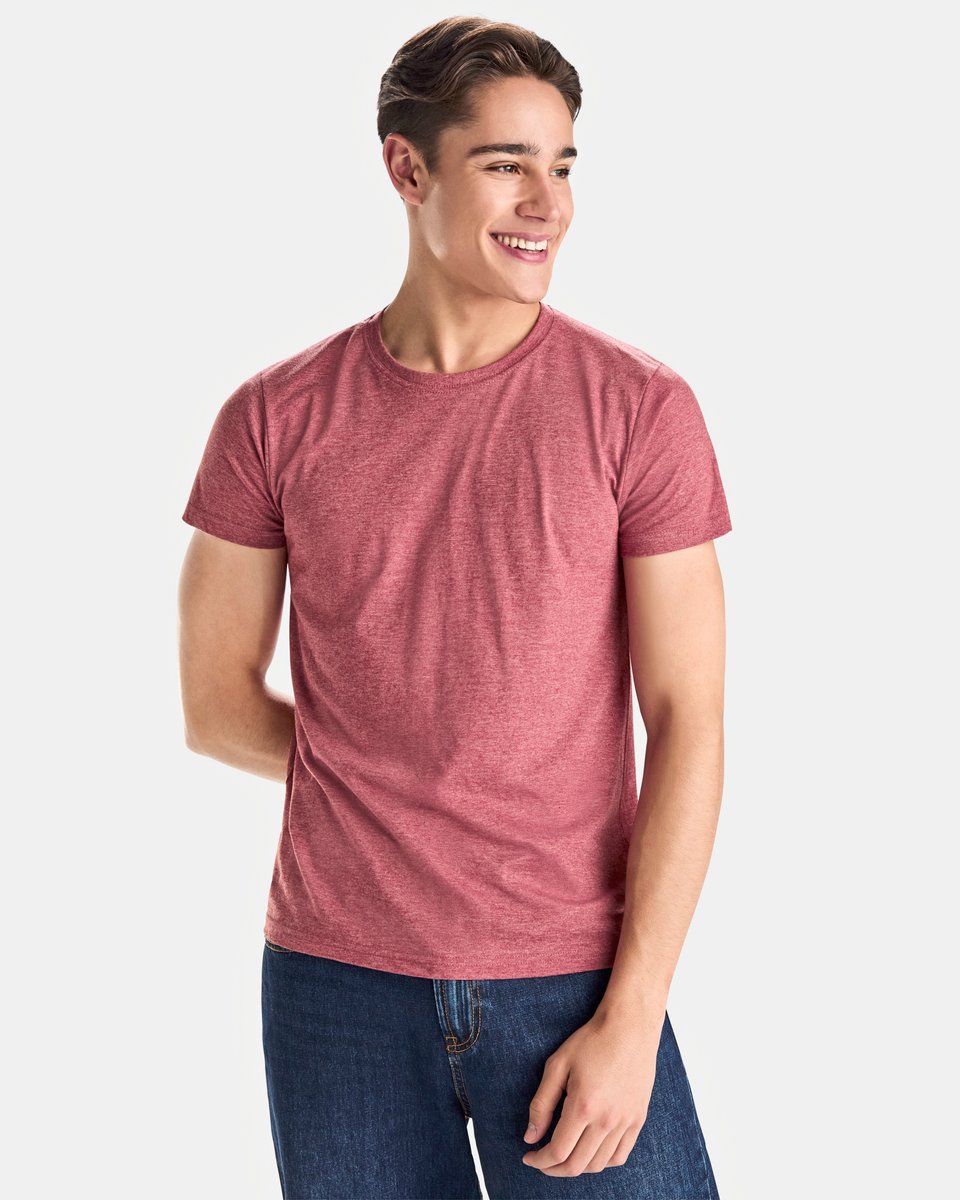 Roly Fox T-Shirt aus Melange-Material für Herren