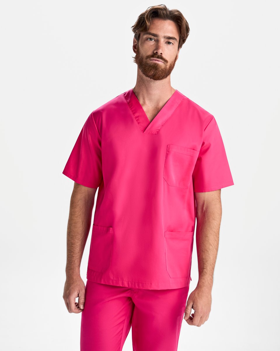 Roly Workwear Panacea Schlupfkasack Baumwoll-Twill V-Ausschnitt