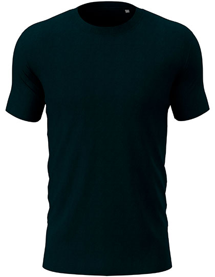 Stedman® Klassisches Slim Fit T-Shirt, Rundhals, White S, S2010 – Blue Midnight