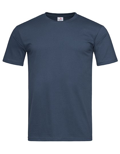 Stedman® Klassisches Slim Fit T-Shirt, Rundhals, White S, S2010 – Navy Blue
