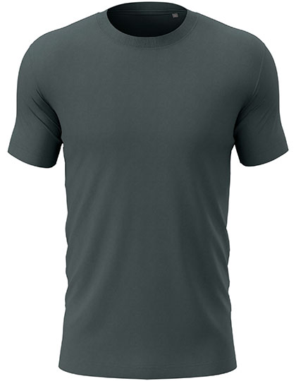 Stedman® Klassisches Slim Fit T-Shirt, Rundhals, White S, S2010 – Slate Grey (Solid)