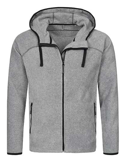 Stedman® Power-Fleece Jacke mit kontrastierenden Details