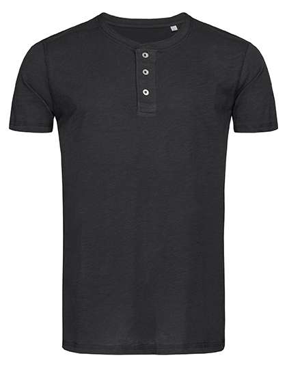 Stedman® Shawn Henley T-Shirt aus Ringspinn-Baumwolle