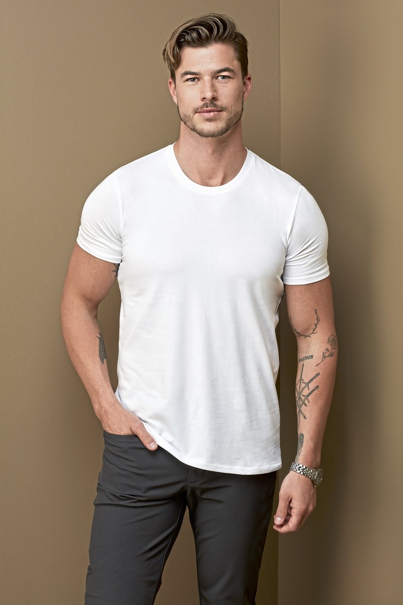 Stedman® Clive Crew Neck T-Shirt mit Elasthan