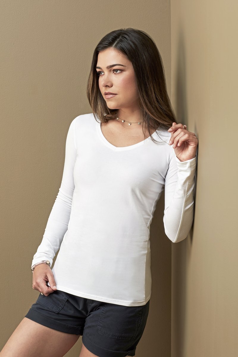 Stedman® Claire Langarmshirt Damen Baumwolle Elasthan