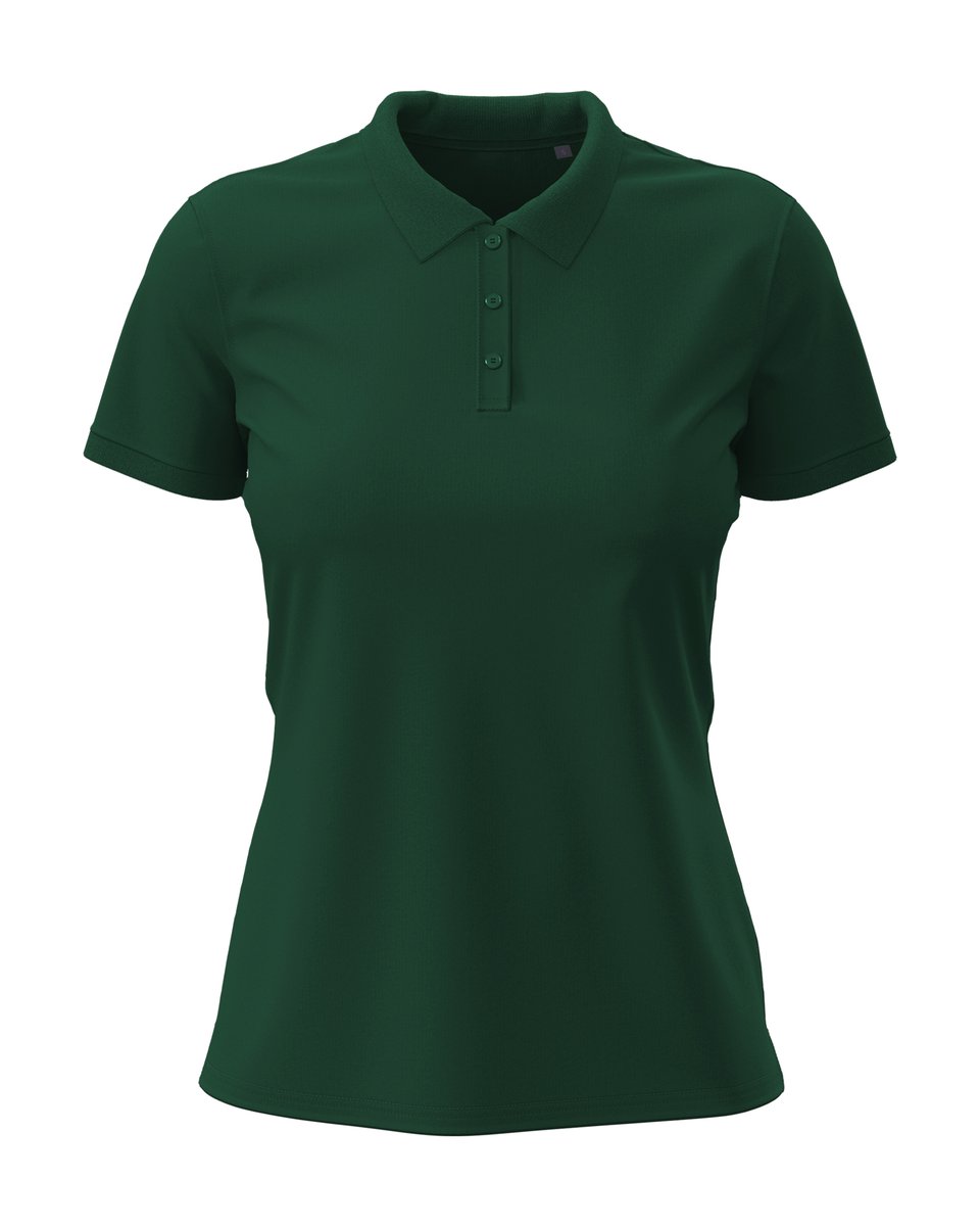 Stedman® Claire Polo mit schmalem Kragen, White XS, S9740 – Bild 3