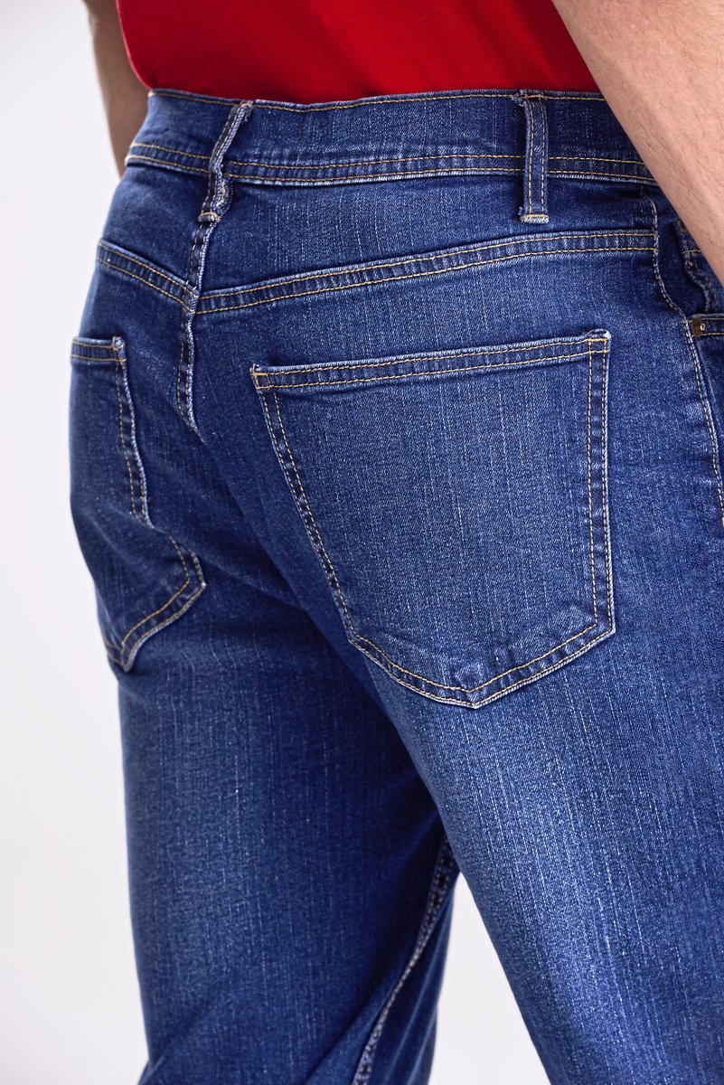 So Denim Jean droit Leo avec design 5 poches, Black 28/31, SD001 – image 5