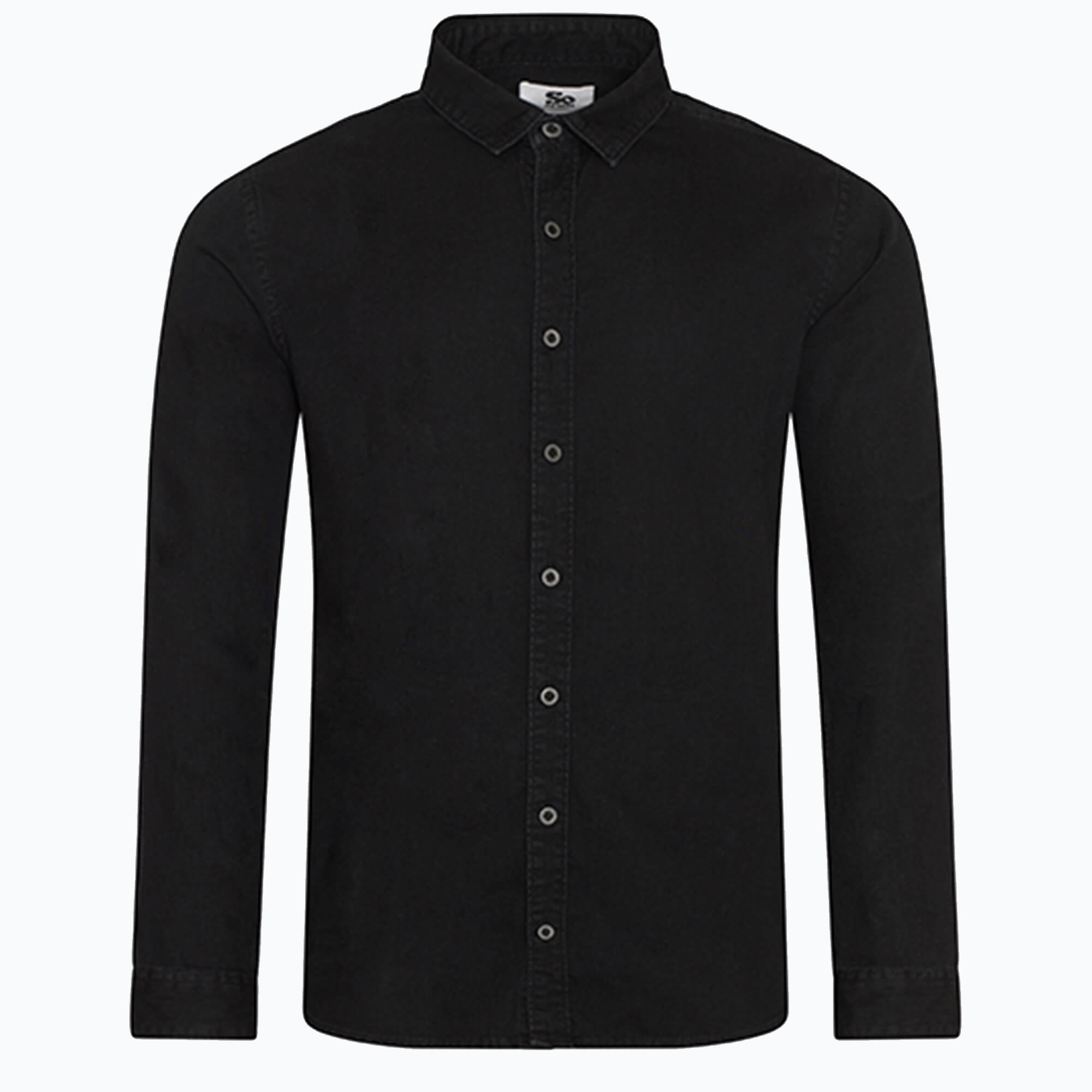 So Denim Langarm-Hemd "So Denim" aus Satin