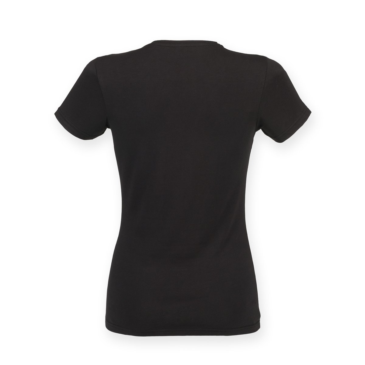 SF Women Fashionable T-Shirt with Long Cut, White XS, SF121 – image 4