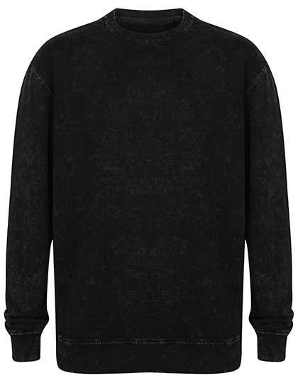 SF Men Washed Loose Fit Sweatpullover aus Baumwolle