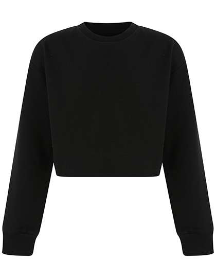 SF Minni Kinder-Sweater Cropped mit Oversize-Schnitt