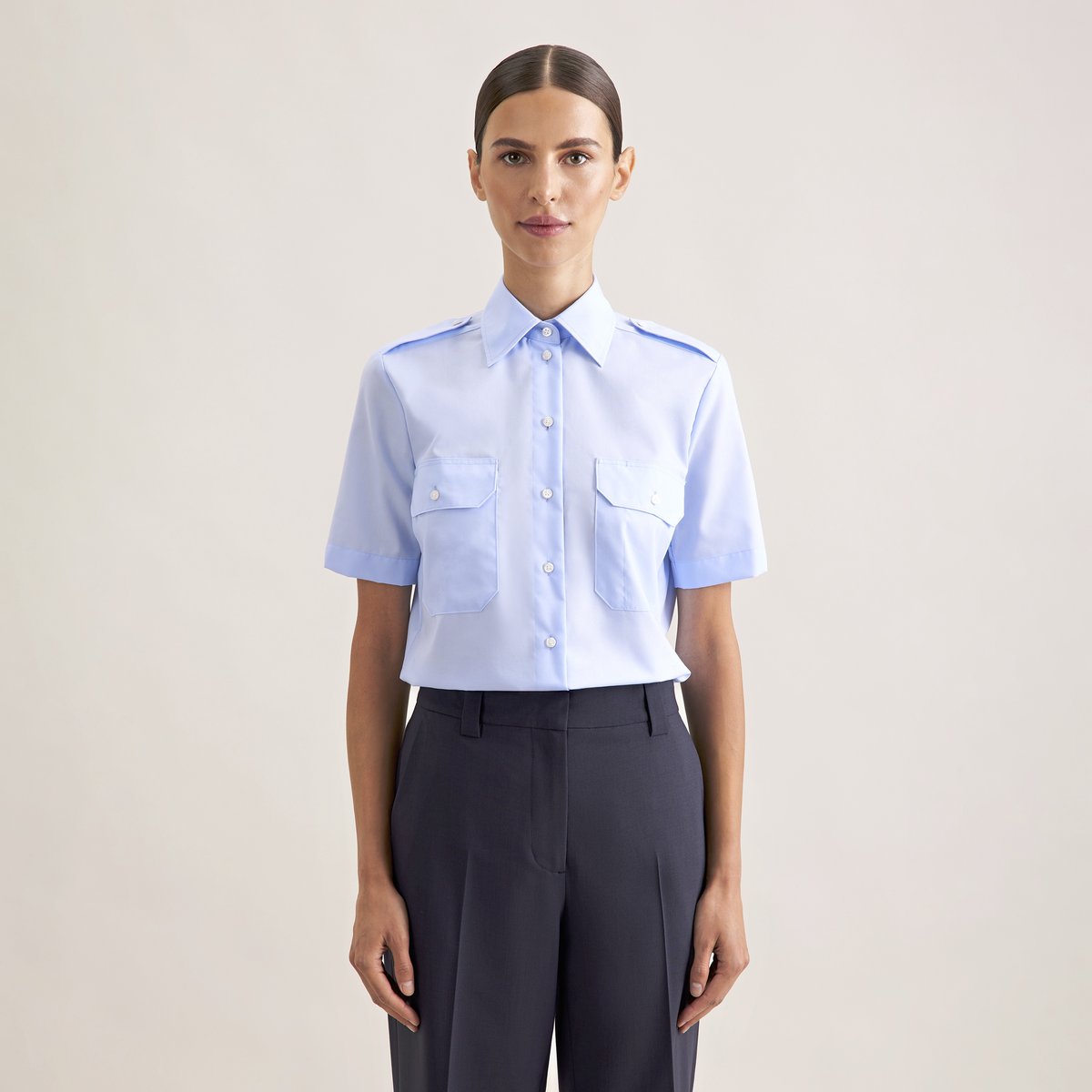 Women´s Pilot Blouse Regular Fit Shortsleeve