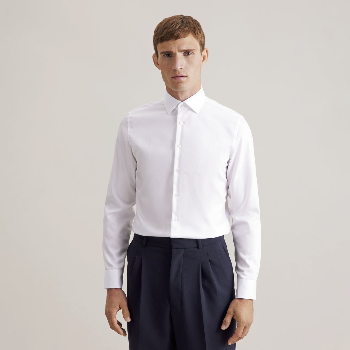Men´s Shirt Slim Fit Fine Twill Longsleeve