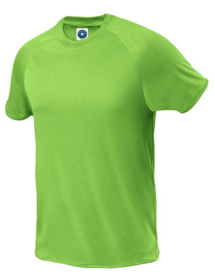 Starworld Breathable Sport T-Shirt with Raglan Sleeves, Fluorescent Pink XS, SW300 – Fluorescent Green