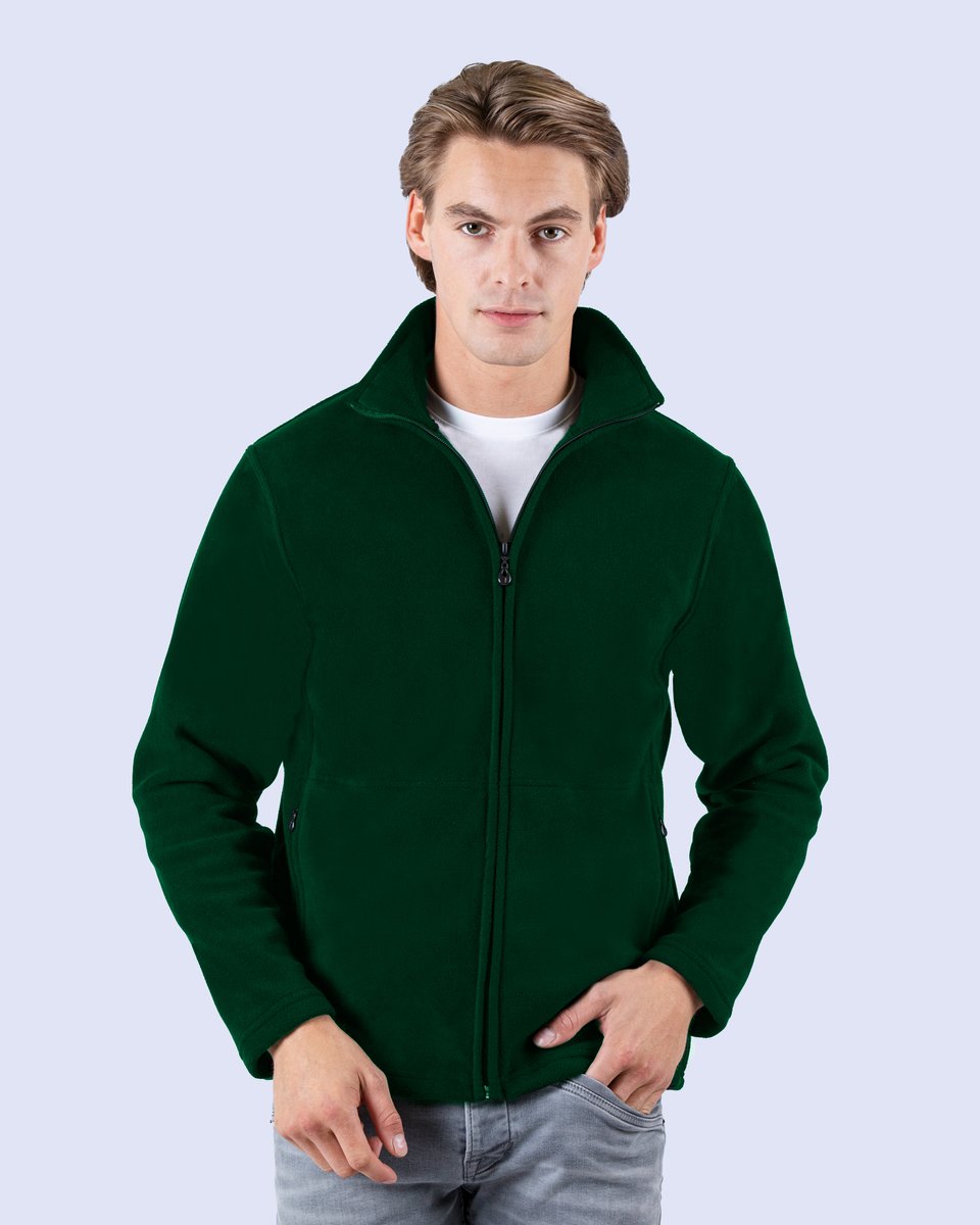 Starworld Fleecejacke mit Kadettkragen und Zugband