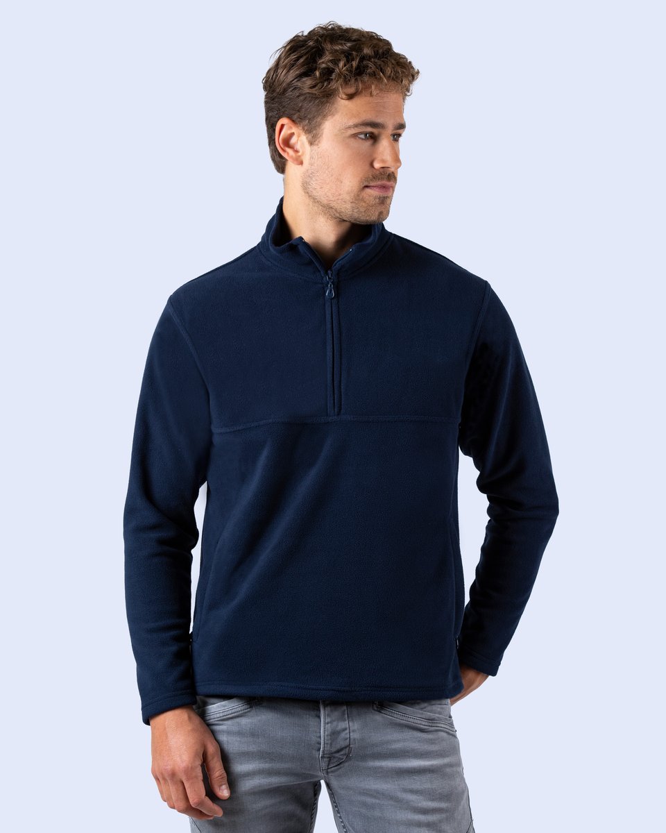 Starworld Zip Neck Fleece Navy Blue XXL (SW770)