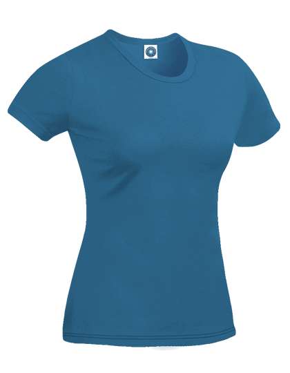 Starworld Lang geschnittenes Bio-Baumwolle T-Shirt, White M, SWGL2 – Indigo