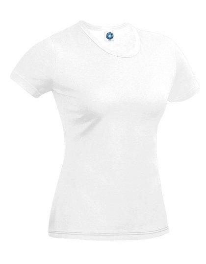 Starworld Lang geschnittenes Bio-Baumwolle T-Shirt, White M, SWGL2 – White