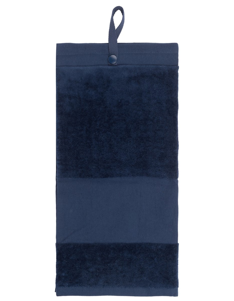 Deluxe Velour Golf Towel – Navy