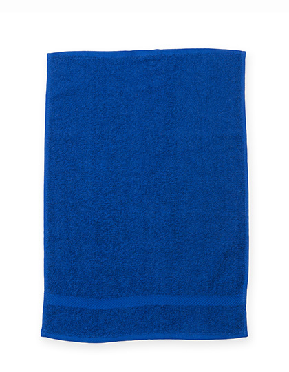 Towel City Frottiersport-Handtuch mit Herringbone-Rand – Royal