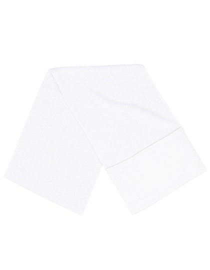 Towel City Asciugamano sportivo Cotone 30x100 cm – White