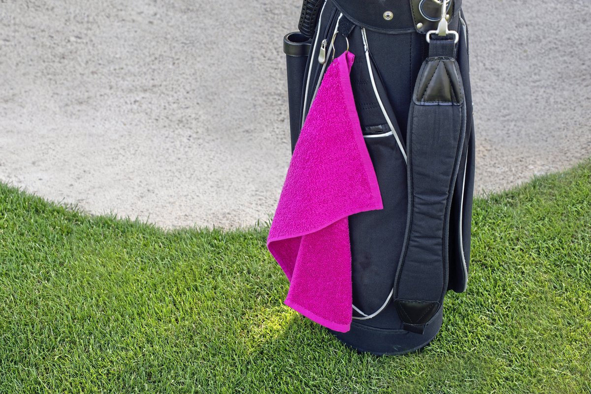 Towel City Premium Golfhandtuch mit Öse, 100% Baumwolle