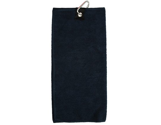 Towel City Asciugamano da golf in microfibra con gancio – Navy