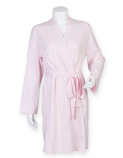 Towel City Knielanger Damen-Bademantel im Kimono-Stil