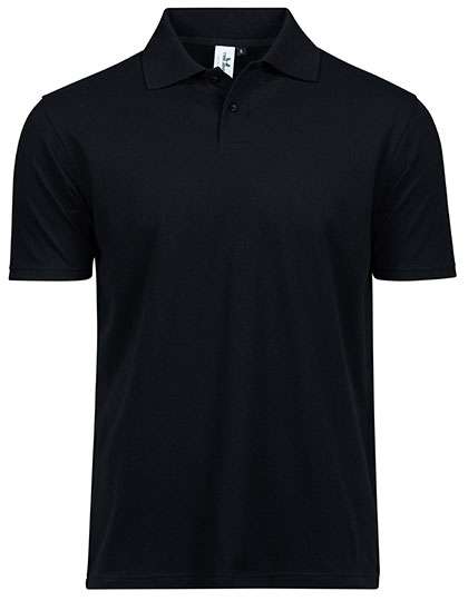 Tee Jays Bio-Baumwoll-Poloshirt mit Flachstrick-Kragen