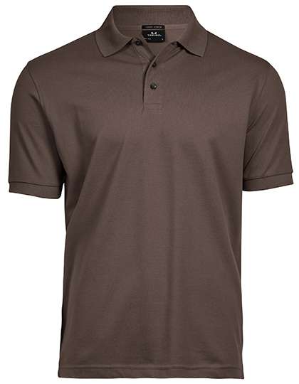 Tee Jays Polo Mini-Piqué con Elastan, Deep Green S, TJ1405 – Chocolate