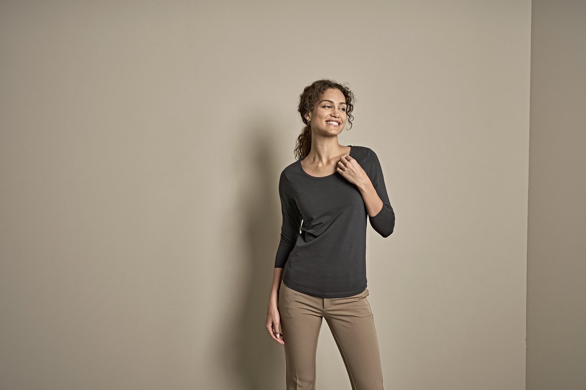 Tee Jays Stretch T-Shirt 3/4 Ärmel für Damen
