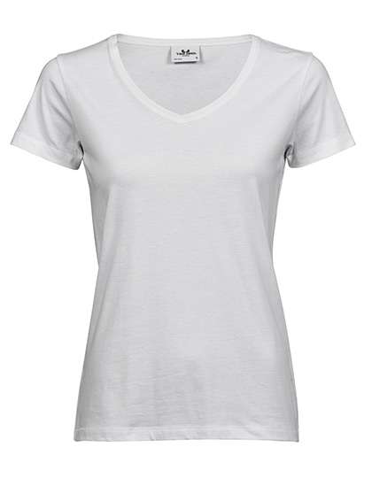 Tee Jays Women´s Luxury V-Neck Tee White XXL (TJ5005)