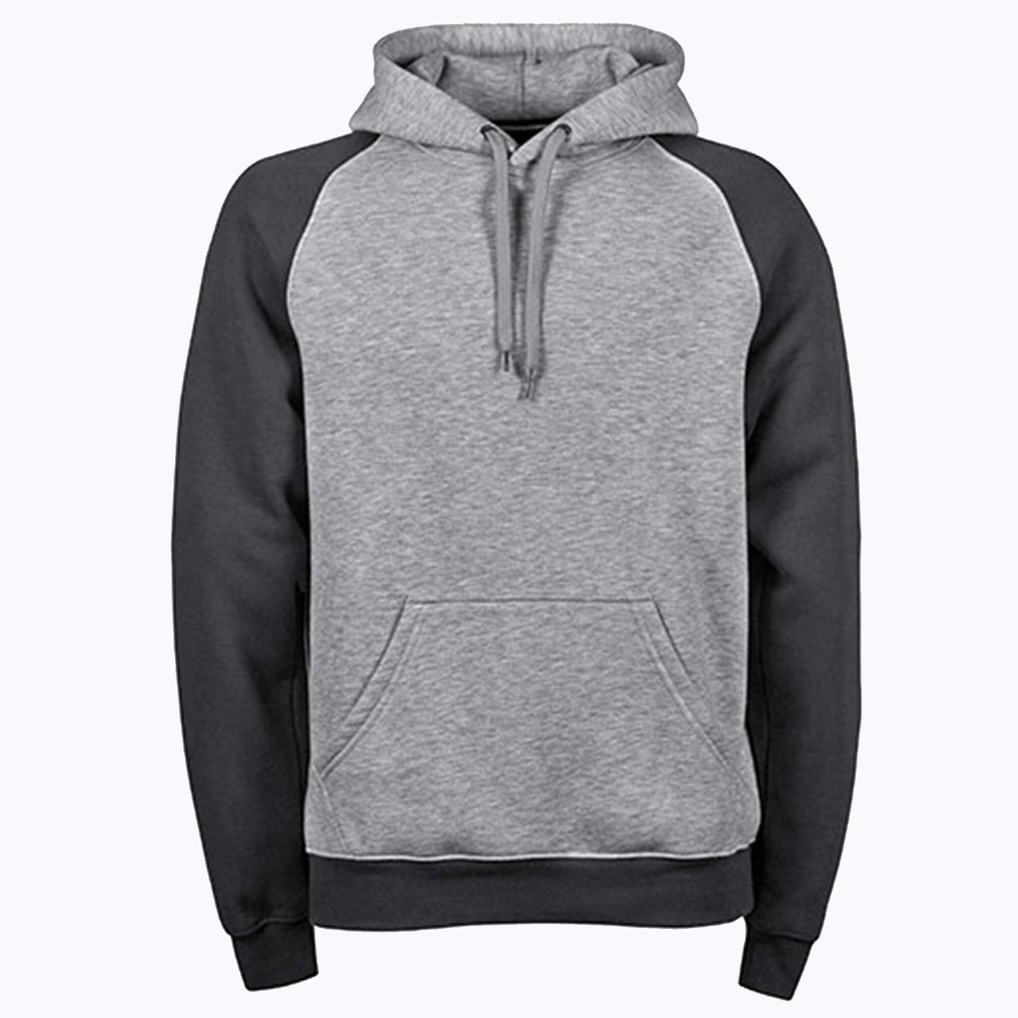 Tee Jays Zweifarbiger Hoodie mit Raglan-Schnitt