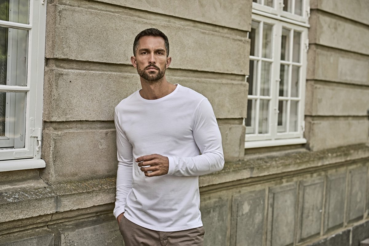 Tee Jays Langarm T-Shirt aus 100% Baumwolle