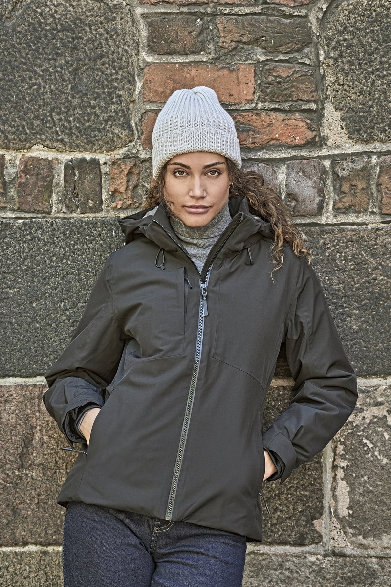 Tee Jays Langarmjacke mit DuPont Füllung und Kapuze