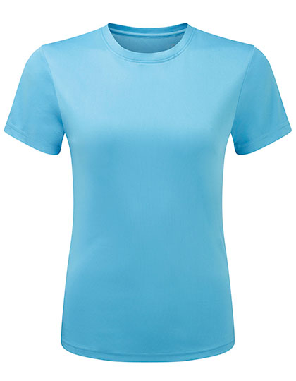 Women’s TriDri® Ion-Charge recycled textured tee – Turquoise