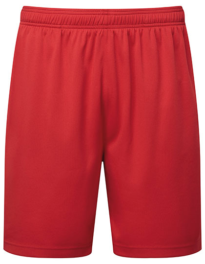 Unisex TriDri® Ion-Charge performance shorts – Fire Red