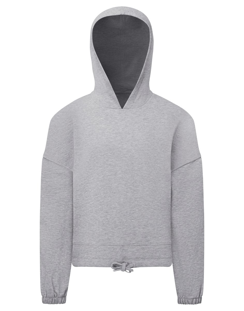 Kids Recycled Cropped Oversize Hoodie – Bild 3