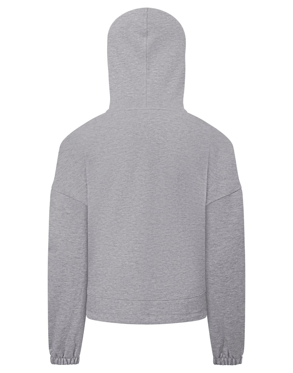 Kids Recycled Cropped Oversize Hoodie – Bild 4