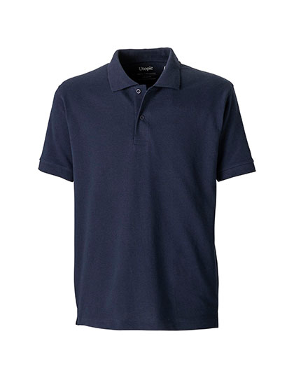 Unisex Short-Sleeved Polo Shirt – Blue
