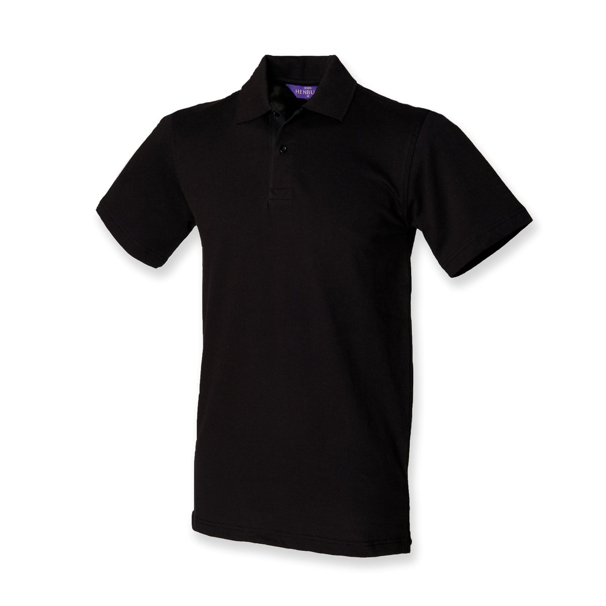 Henbury Polo Stretch-Piqué con Elastan, Navy S, W305 – immagine 3