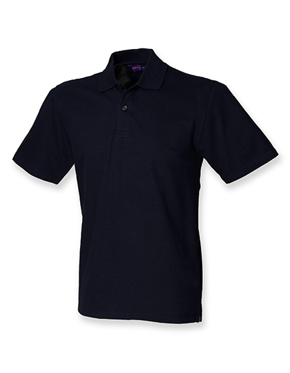 Henbury Polo Stretch-Piqué con Elastan, Navy S, W305 – Navy