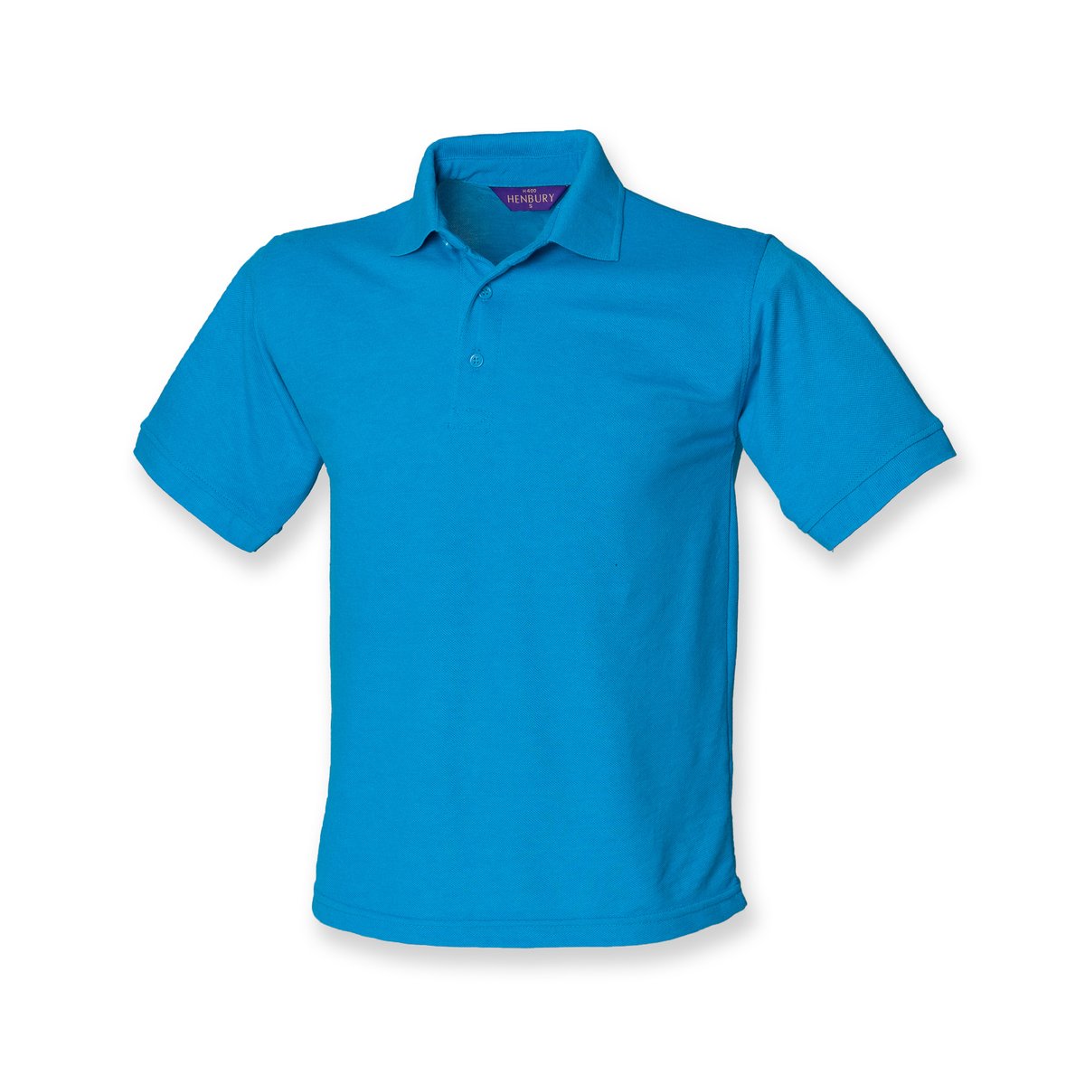 Henbury Polo Piqué Classique 65/35, Black M, W400 – image 3
