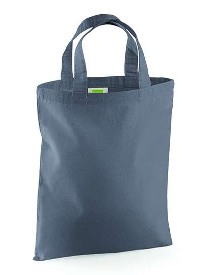 Westford Mill Sac en Coton Mini 26x32,5 cm, Natural 26 x 32.5 cm, WM104 – Graphite Grey
