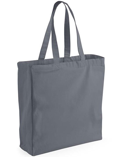 Westford Mill Shopper en Toile de Coton avec Bandoulière – Graphite Grey