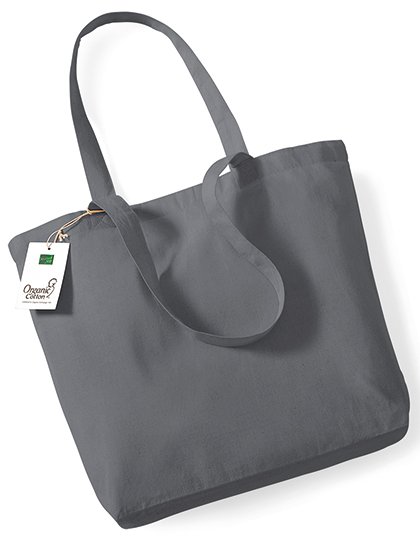 Westford Mill Shopper en Coton Biologique 32x35 cm – Graphite Grey